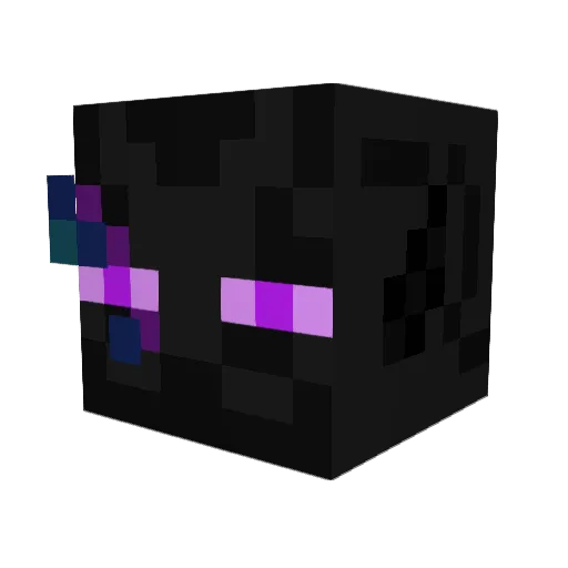 Necronus7 Minecraft avatar head, 3D render