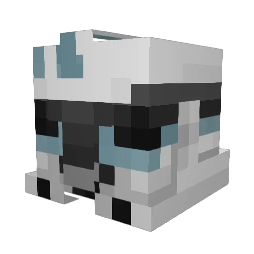Necrossis Minecraft avatar head, 3D render