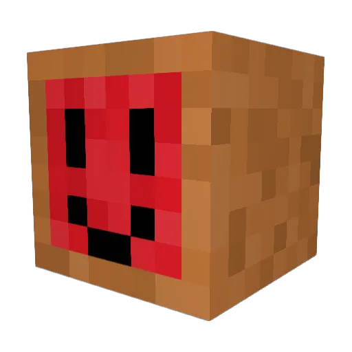 NecroticEmbassy Minecraft avatar head, 3D render