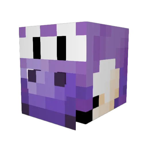 Nectaris3 Minecraft avatar head, 3D render
