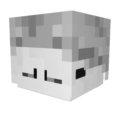 NedTahi Minecraft avatar head, 3D render