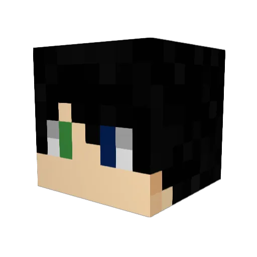 Nedim_Enes Minecraft avatar head, 3D render