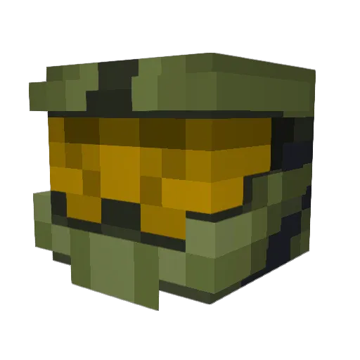 Nednil05 Minecraft avatar head, 3D render