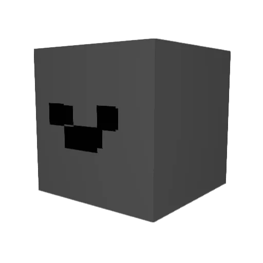 Nedsram_ Minecraft avatar head, 3D render