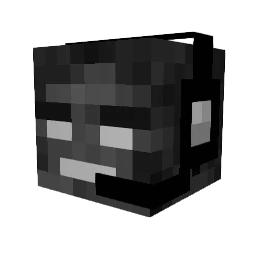 Nedwither Minecraft avatar head, 3D render
