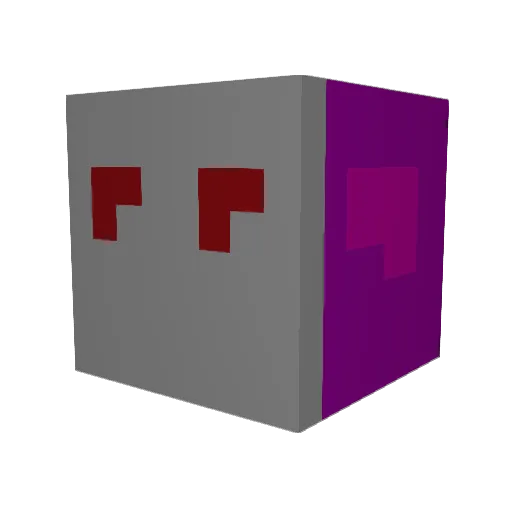 Nedyor Minecraft avatar head, 3D render
