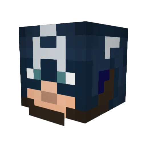 NeeKazz Minecraft avatar head, 3D render