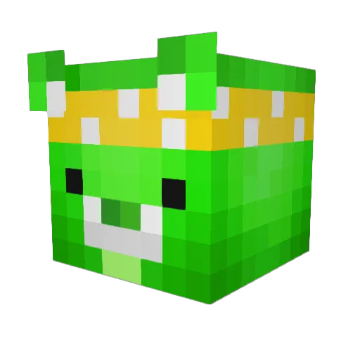 NeeZ_Ducky Minecraft avatar head, 3D render