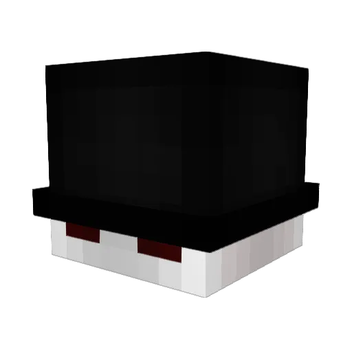 NeeZoid Minecraft avatar head, 3D render