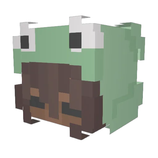 Neecole33 Minecraft avatar head, 3D render