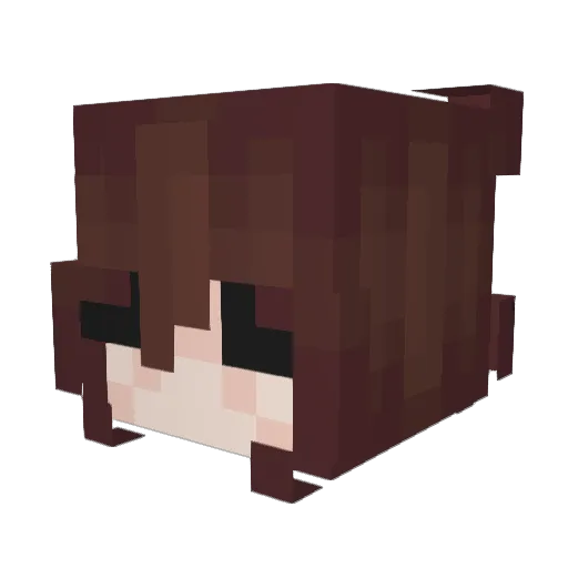 NeedSlater Minecraft avatar head, 3D render