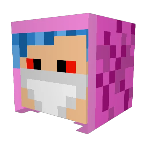 Need_A_Name29 Minecraft avatar head, 3D render