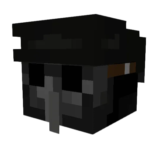 Needa Minecraft avatar head, 3D render