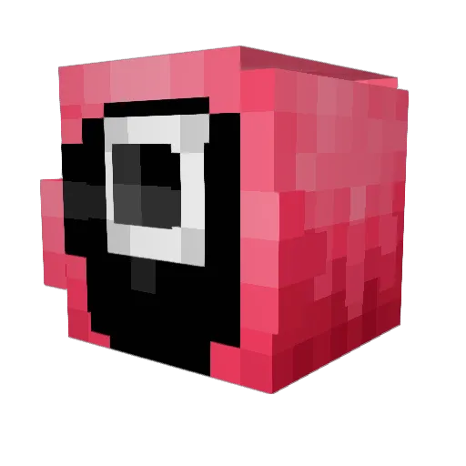 Neeeeets Minecraft avatar head, 3D render