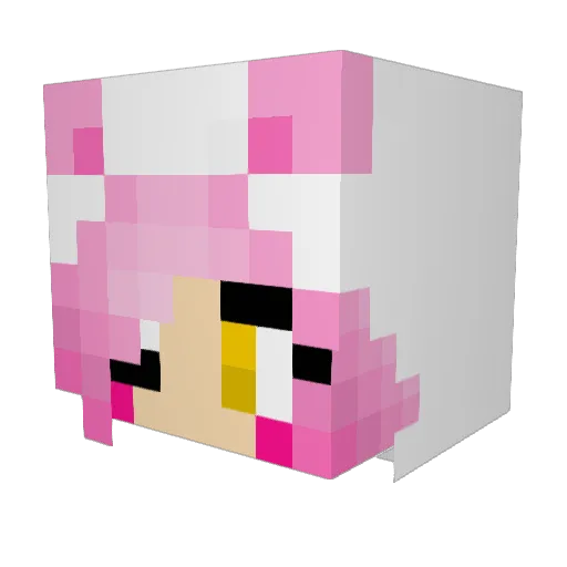 Neeko_Disguise Minecraft avatar head, 3D render