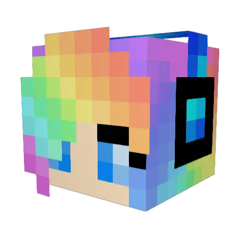 NeeksHamilton Minecraft avatar head, 3D render