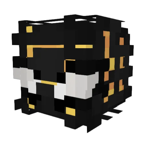Neer1 Minecraft avatar head, 3D render