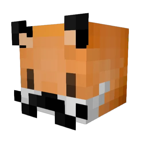 NeeraFahrah Minecraft avatar head, 3D render