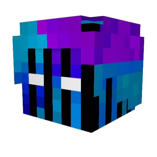 Neerwus Minecraft avatar head, 3D render