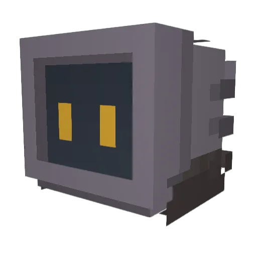 NeeshS Minecraft avatar head, 3D render