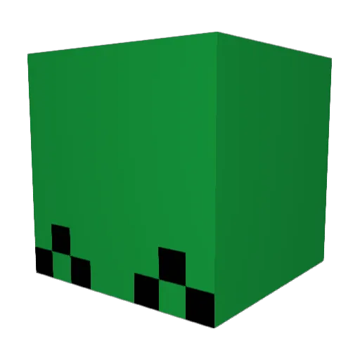 NeetoGremlino Minecraft avatar head, 3D render