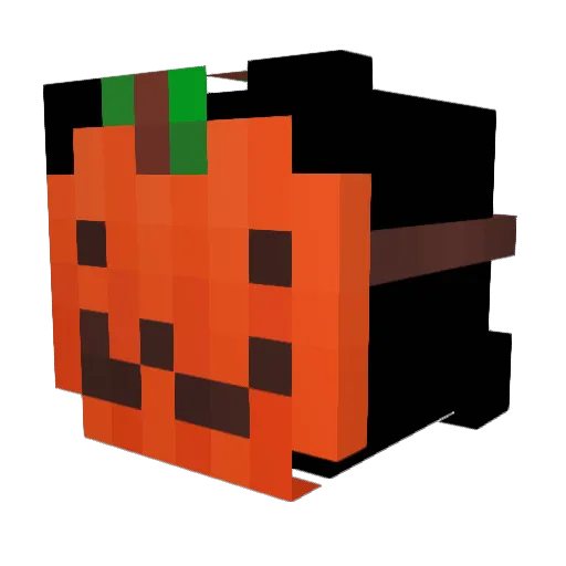 NeewuB Minecraft avatar head, 3D render