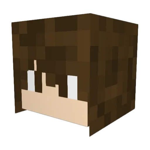 NefariousLegion Minecraft avatar head, 3D render