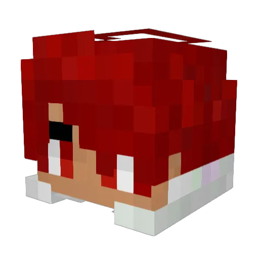 NeferKaen Minecraft avatar head, 3D render