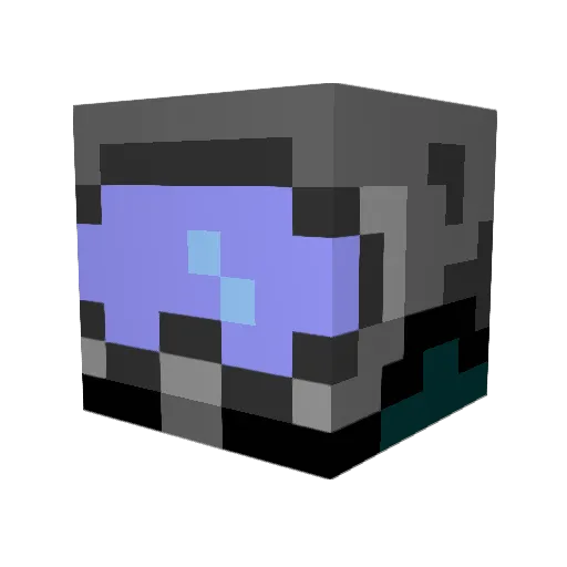 Nefhril Minecraft avatar head, 3D render