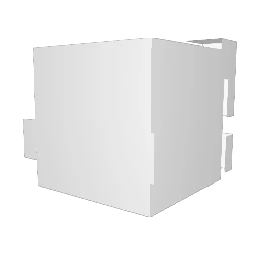 Nefl1bata Minecraft avatar head, 3D render