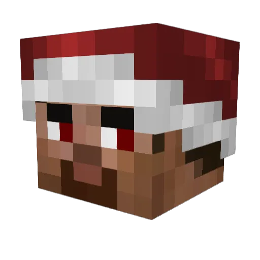 Nefretiti2010 Minecraft avatar head, 3D render