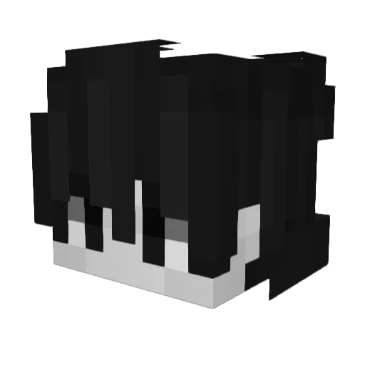 Nefroid Minecraft avatar head, 3D render