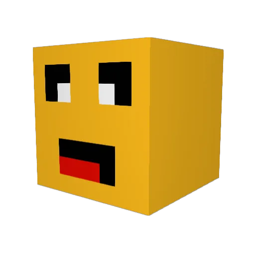 Nefron_865 Minecraft avatar head, 3D render