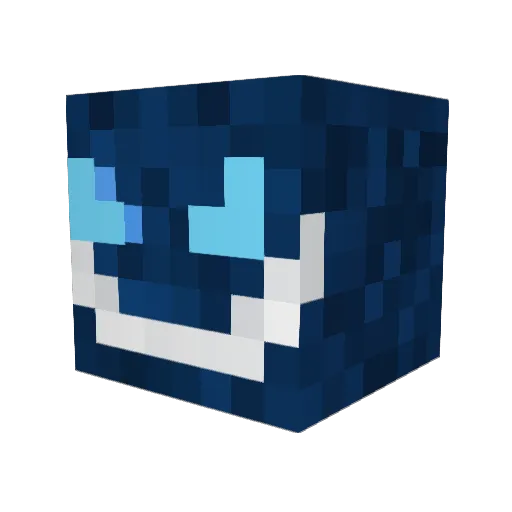 Negative0830 Minecraft avatar head, 3D render