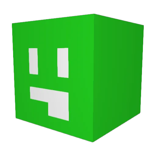 NegativnaBomba47 Minecraft avatar head, 3D render
