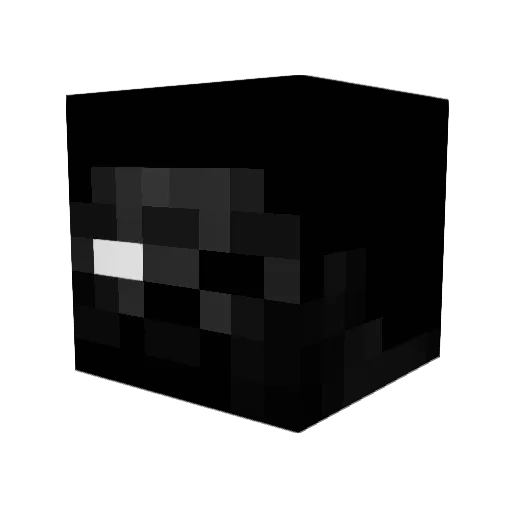 Negm1 Minecraft avatar head, 3D render