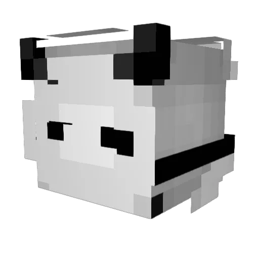 NegnuxYT Minecraft avatar head, 3D render