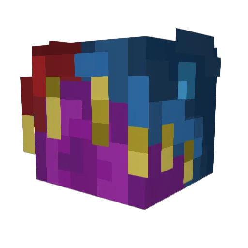 Negoy Minecraft avatar head, 3D render