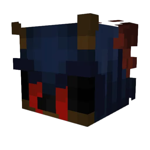 Neguin1303 Minecraft avatar head, 3D render