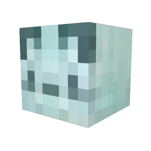 Neh___ Minecraft avatar head, 3D render