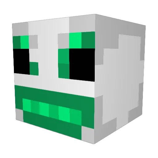 NeiAni Minecraft avatar head, 3D render