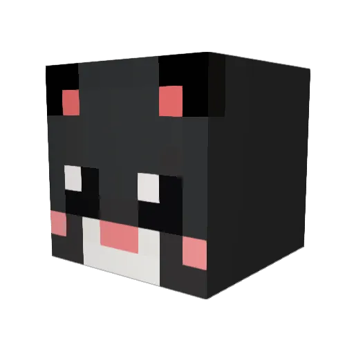 Neibalry Minecraft avatar head, 3D render