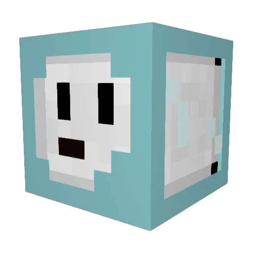 Neic667 Minecraft avatar head, 3D render