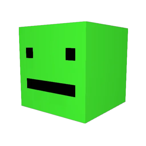 NeighNaples Minecraft avatar head, 3D render
