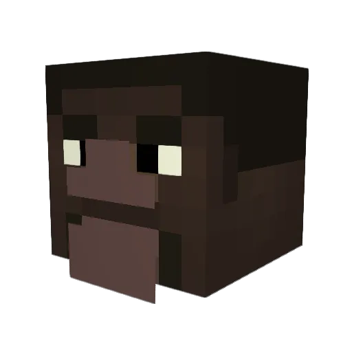 Neighbor_Prime Minecraft avatar head, 3D render