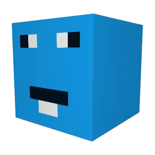 Neighborlymoss Minecraft avatar head, 3D render