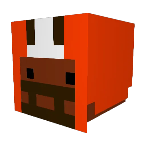 Neil743 Minecraft avatar head, 3D render