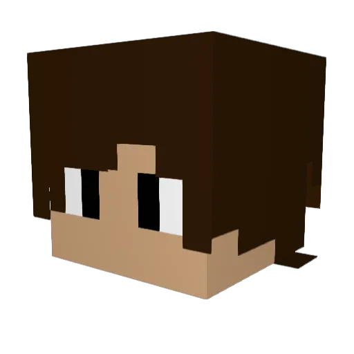 NeilLegstrong Minecraft avatar head, 3D render