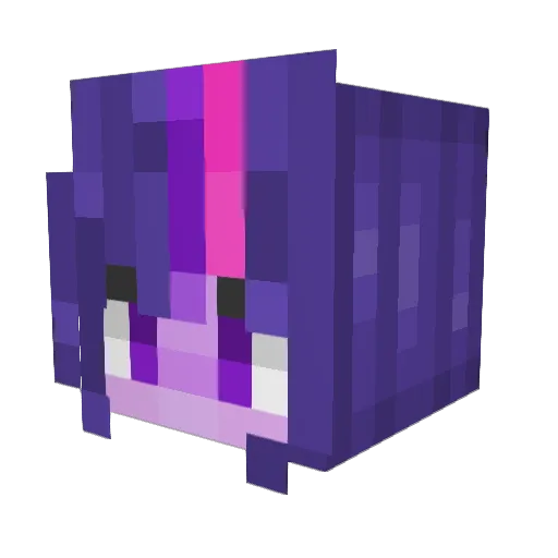 Neimiles Minecraft avatar head, 3D render