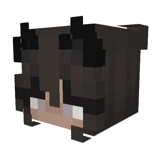 Neimoru Minecraft avatar head, 3D render